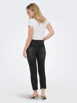 ONLEMILY-MILA Taille haute Straight Fit Longueur cheville Jeans