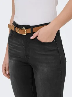 ONLEMILY-MILA Taille haute Straight Fit Longueur cheville Jeans