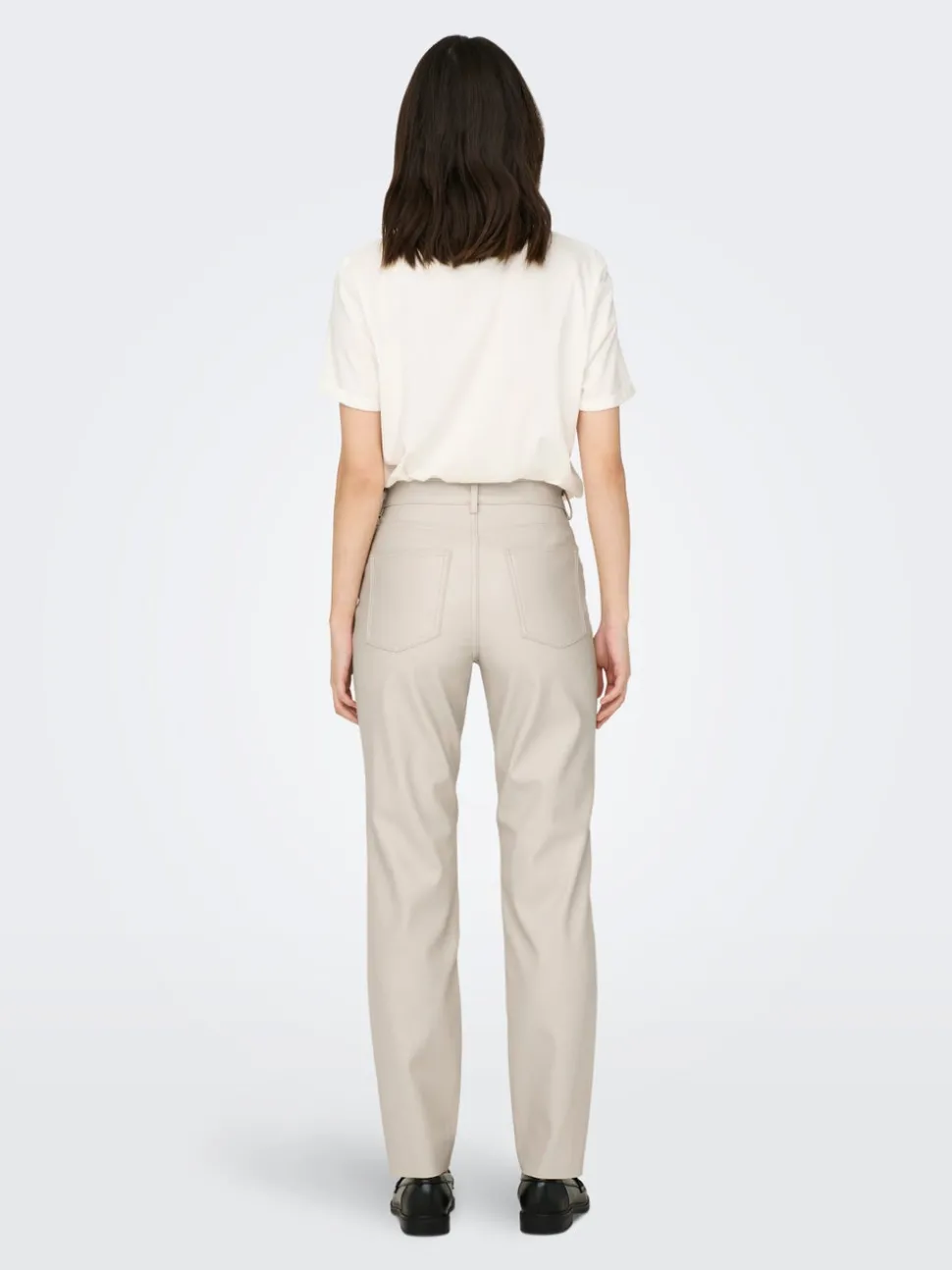 ONLEMILY Regular Fit Pantalon en cuir synthétique
