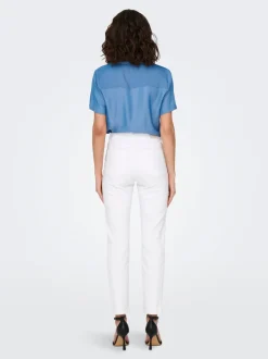 ONLEMILY Taille haute Straight Fit Longueur cheville Jeans