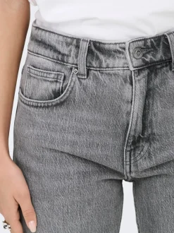 ONLEMILY Taille haute Straight Fit Longueur cheville Jeans