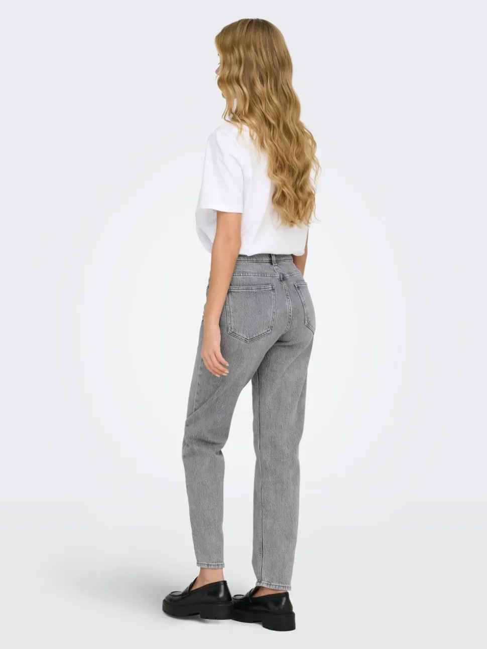 ONLEMILY Taille haute Straight Fit Longueur cheville Jeans