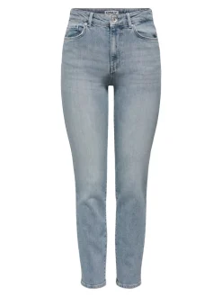 ONLEMILY Taille haute Straight Fit Longueur cheville Jeans