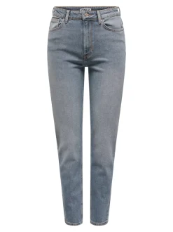 ONLEMILY Taille haute Straight Fit Longueur cheville Jeans