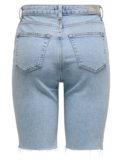ONLEMILY Taille haute Straight Fit Short en denim