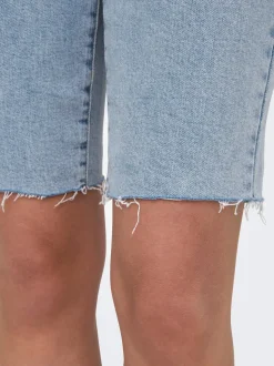 ONLEMILY Taille haute Straight Fit Short en denim