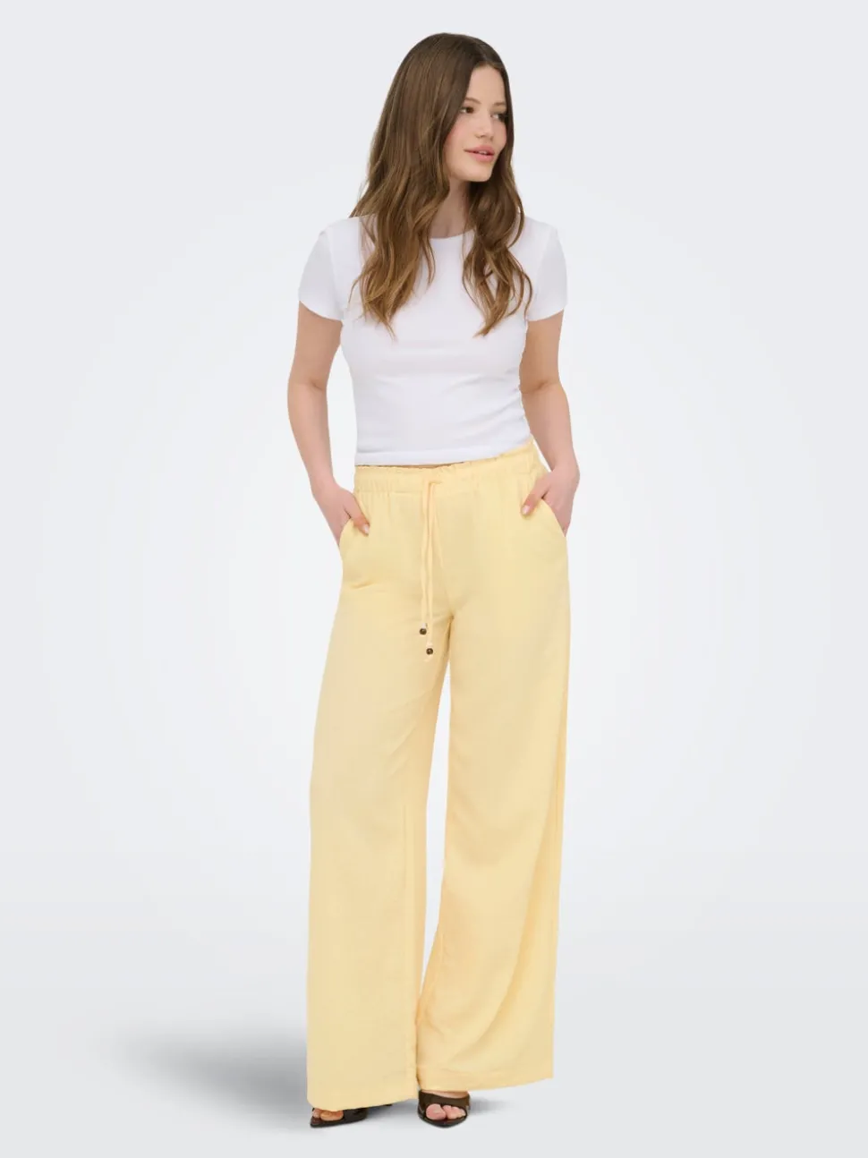 ONLEMMIA Wide Leg Fit Pantalon à jambe large