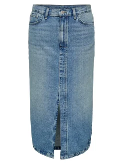 ONLENYA Jean Jupe en denim Jupe midi