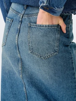 ONLENYA Jean Jupe en denim Jupe midi