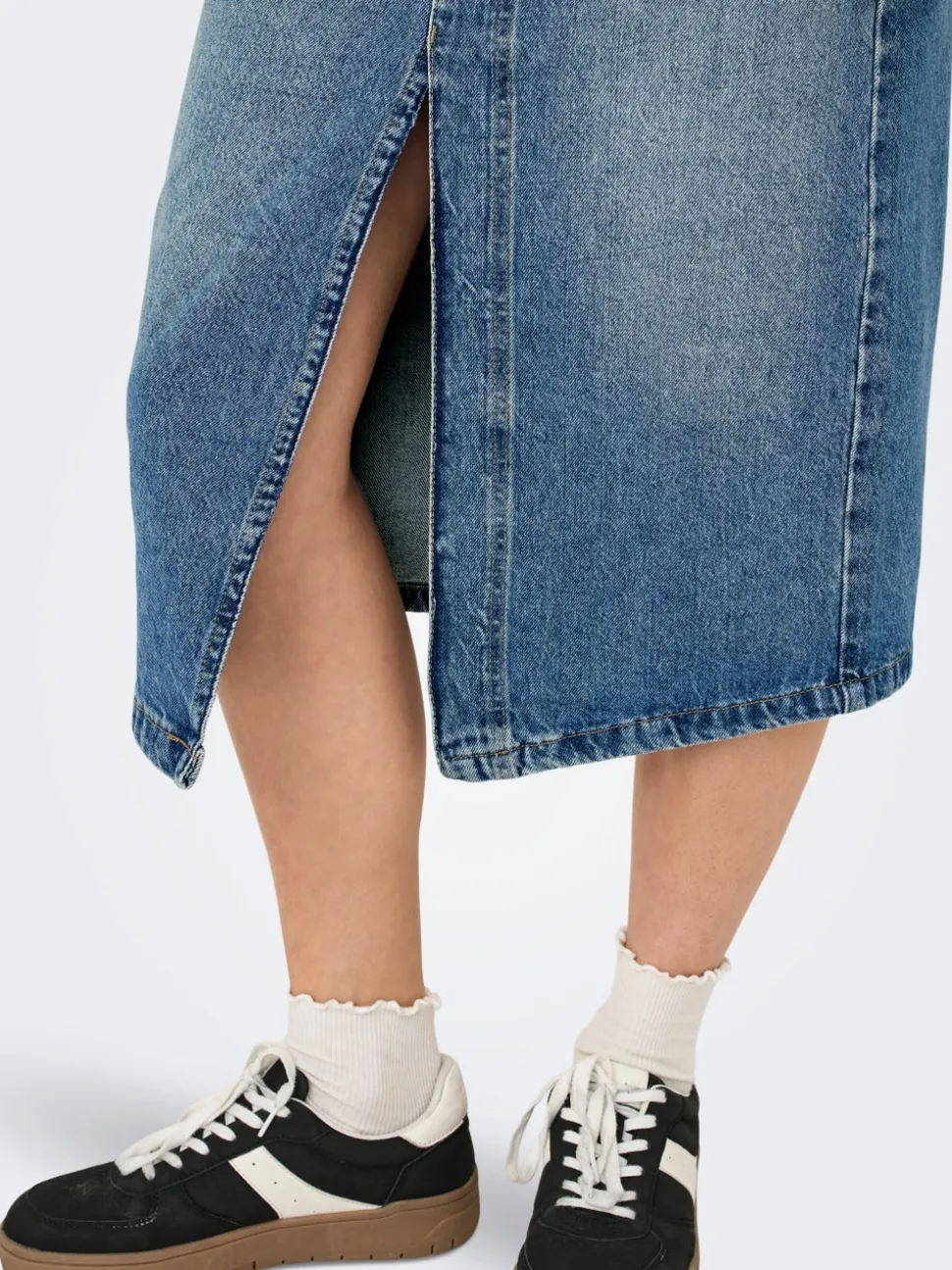 ONLENYA Jean Jupe en denim Jupe midi