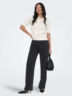 ONLEZRA Taille basse Wide Leg Fit Jeans