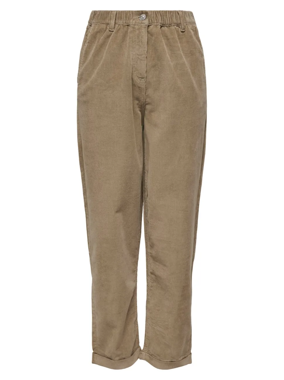 ONLFLORA Pantalon classique en velours côtelé coupe carotte