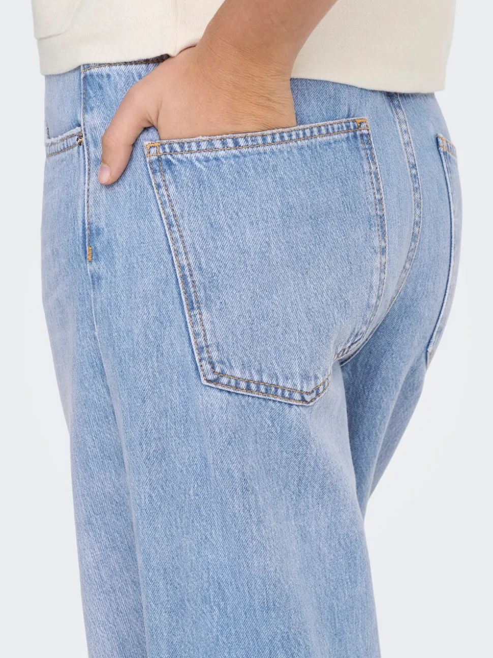 ONLFRANKIE Taille haute Coupe barrel Longueur cheville Jeans