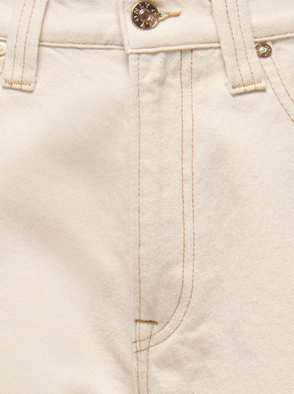 ONLFRANKIE Taille haute Coupe barrel Court Jeans