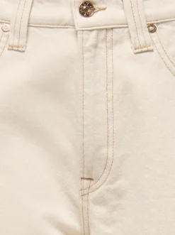 ONLFRANKIE Taille haute Coupe barrel Court Jeans