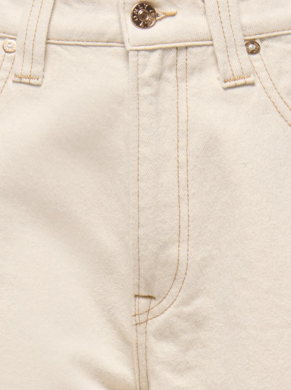 ONLFRANKIE Taille haute Coupe barrel Court Jeans