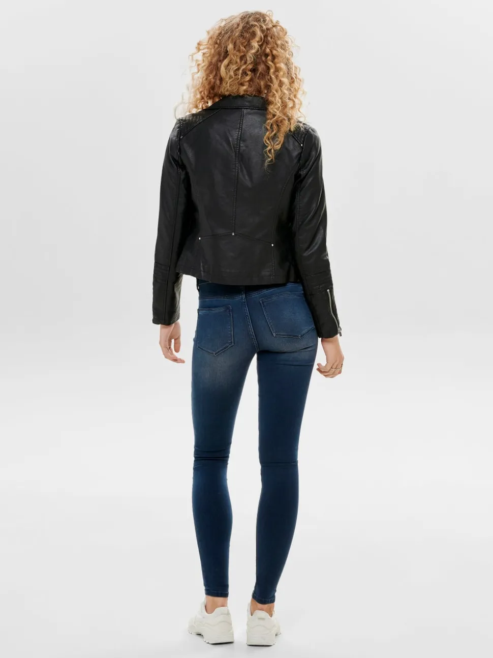 ONLGEMMA Veste en cuir synthétique