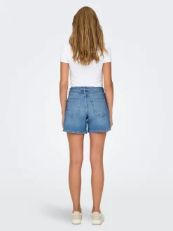 ONLGIANNA Taille moyenne Regular Fit Short en denim