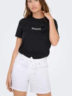 ONLGIANNA Taille moyenne Regular Fit Short en denim