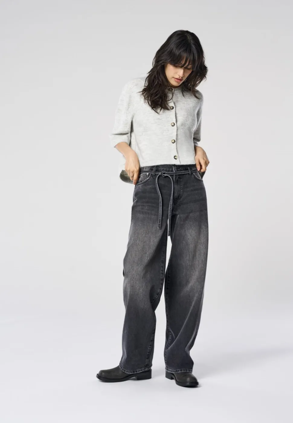 ONLGIANNA Taille moyenne Balloon Fit Jeans