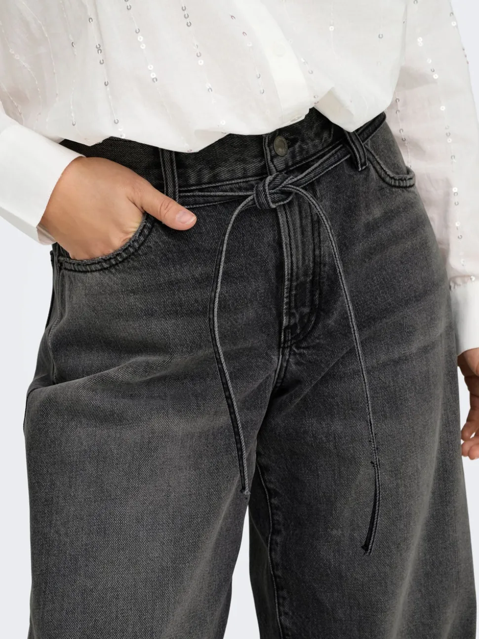 ONLGIANNA Taille moyenne Balloon Fit Jeans