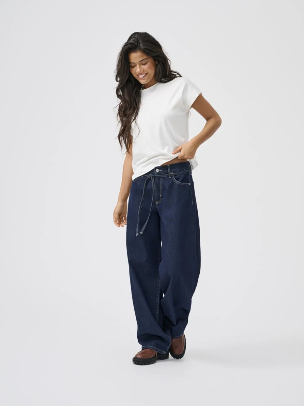 ONLGIANNA Taille moyenne Balloon Fit Jeans