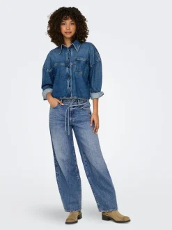 ONLGIANNA Taille moyenne Balloon Fit Jeans