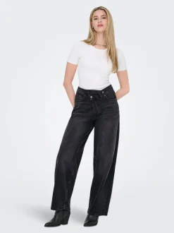 ONLGIORGIA Taille moyenne Baggy Fit Jeans