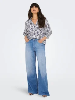 ONLGIULIA Taille haute Wide Leg Fit Jeans