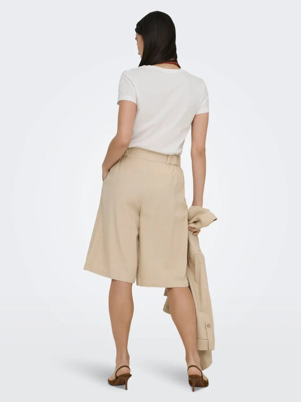 ONLGOA Loose Fit Lin Short