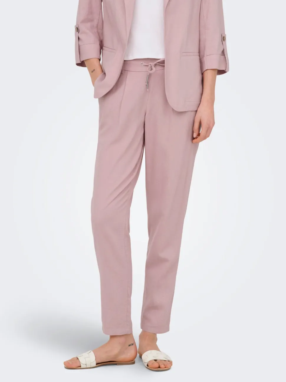 ONLGOA-POPTRASH Comfort Fit Lin Pantalon
