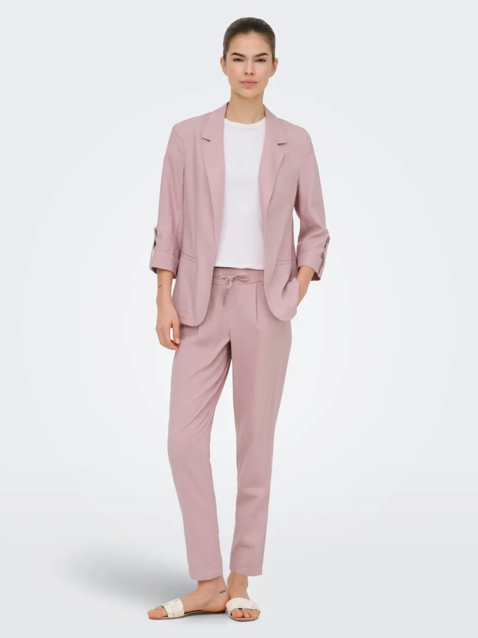 ONLGOA-POPTRASH Comfort Fit Lin Pantalon