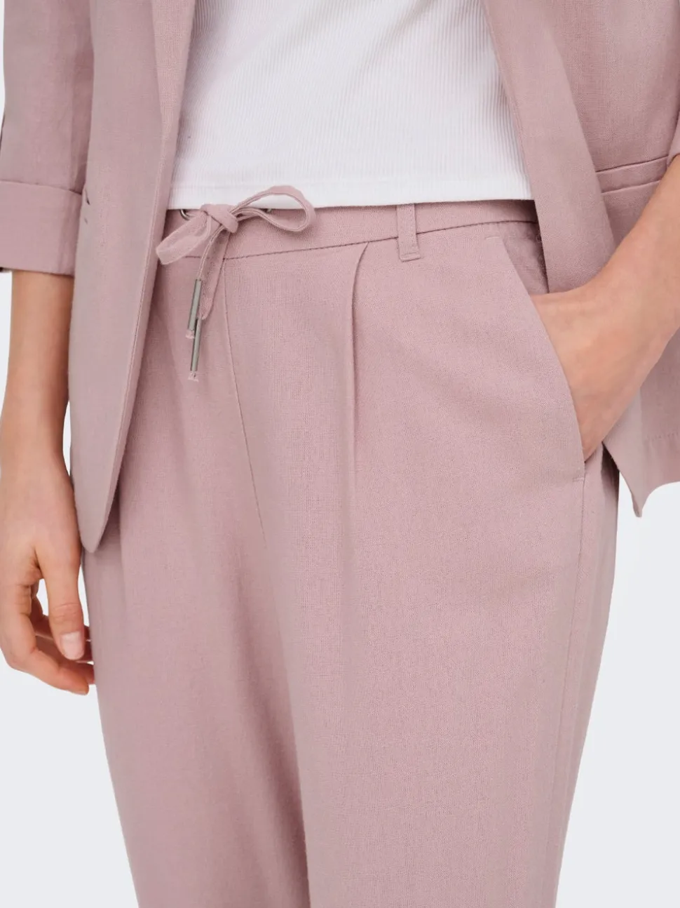 ONLGOA-POPTRASH Comfort Fit Lin Pantalon