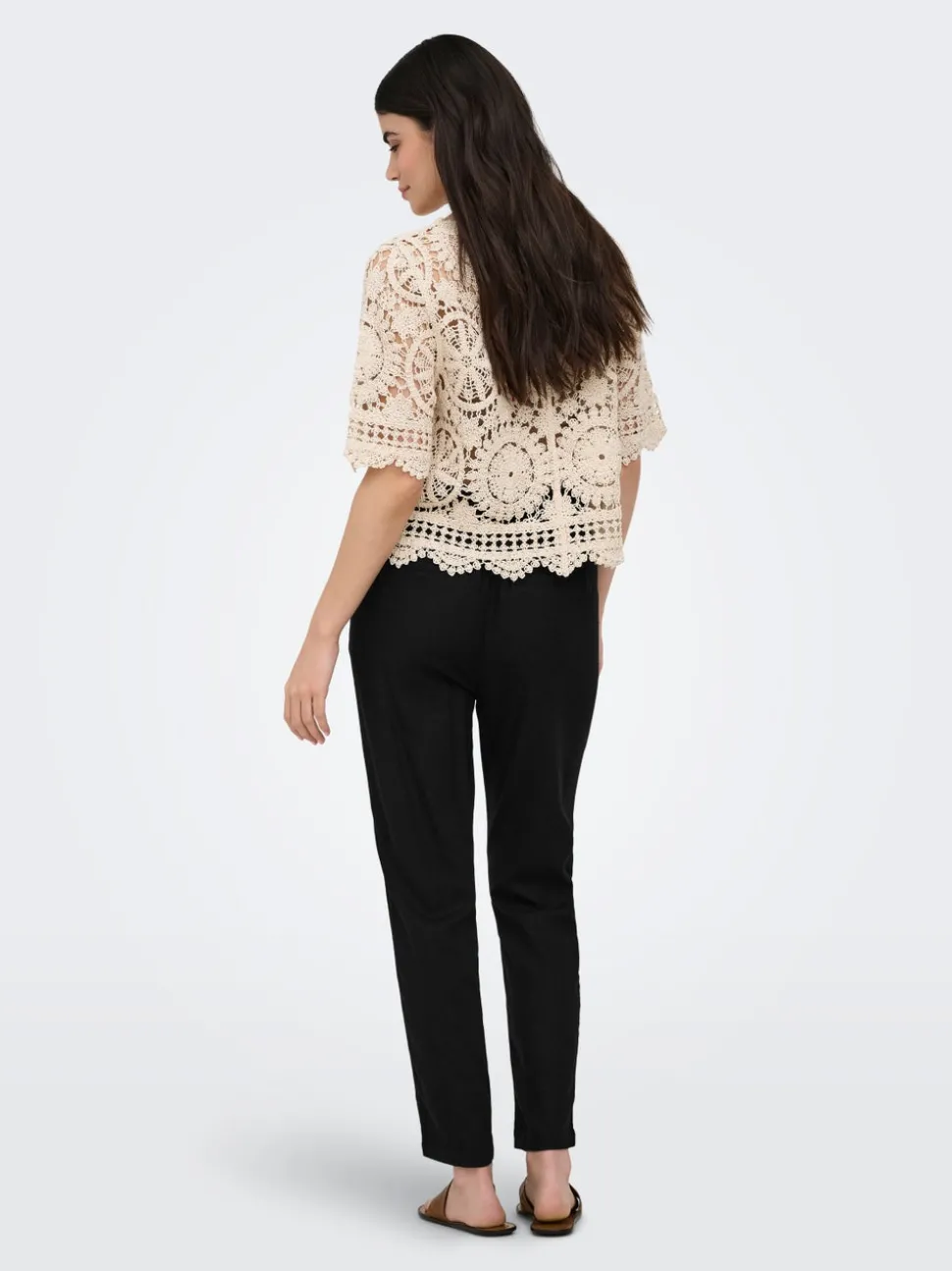 ONLGOA-POPTRASH Comfort Fit Lin Pantalon