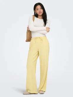 ONLGOA Straight Fit Lin Pantalon