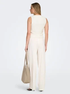 ONLGOA Straight Fit Lin Pantalon