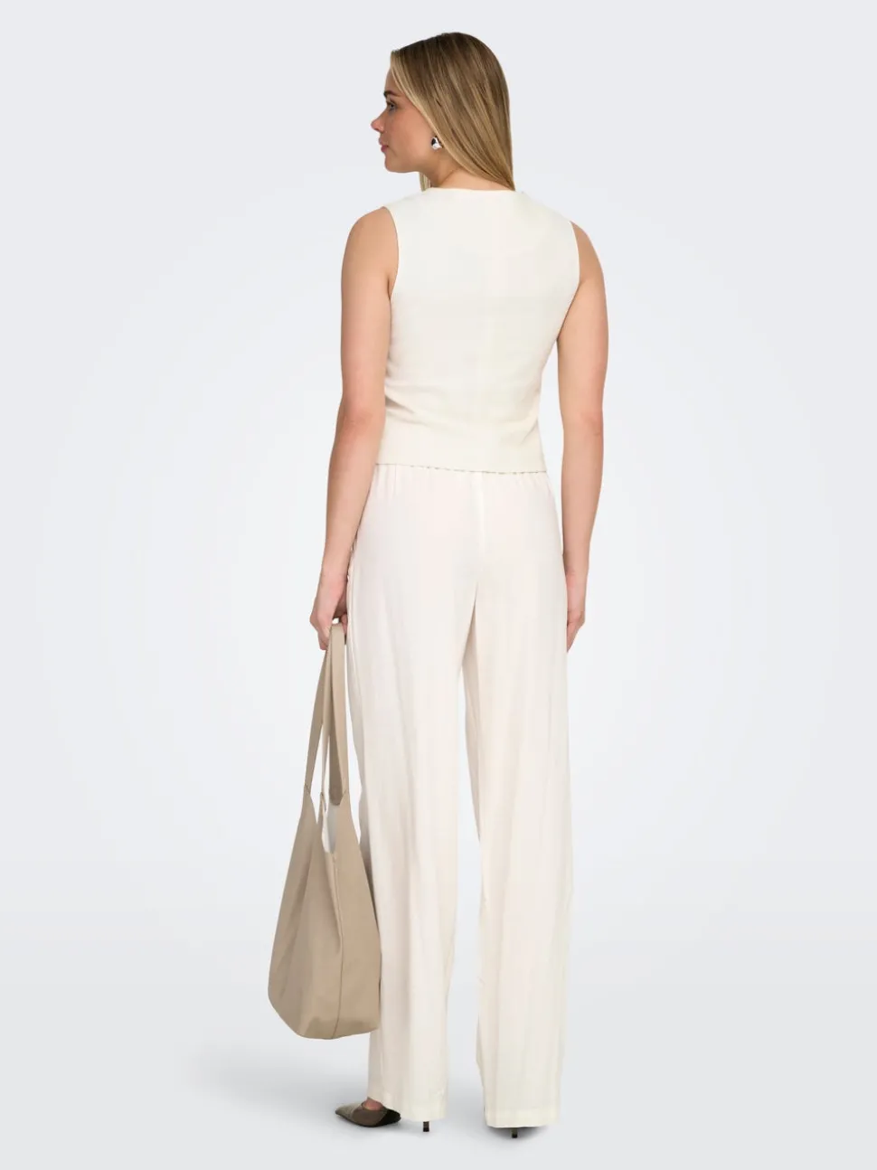 ONLGOA Straight Fit Lin Pantalon