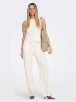 ONLGOA Straight Fit Lin Pantalon