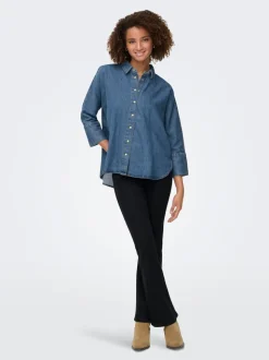 ONLGRACE-ELLI Chemise en denim