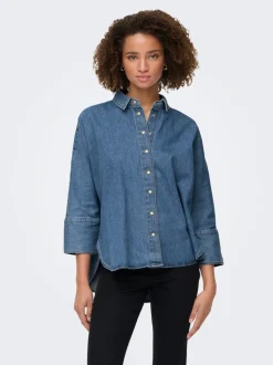 ONLGRACE-ELLI Chemise en denim