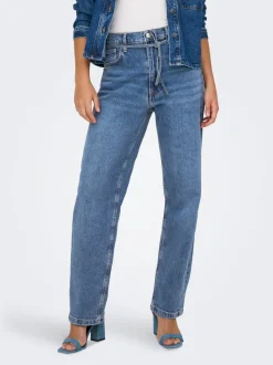 ONLGYPSY Taille haute Slim Straight Fit Jeans
