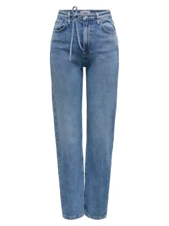 ONLGYPSY Taille haute Slim Straight Fit Jeans