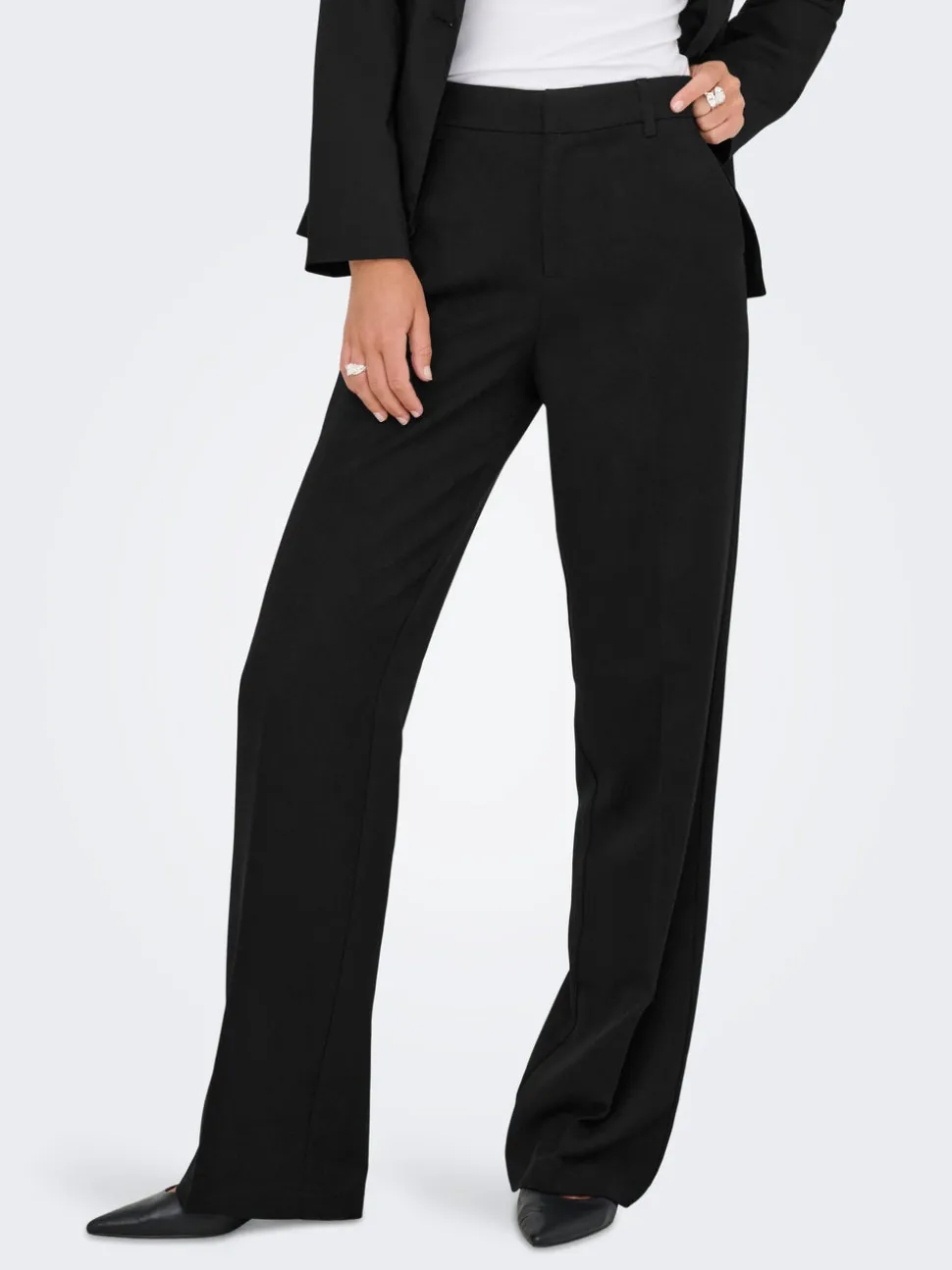 ONLHATTIE-LANA Straight Tapered Fit Pantalon à jambe large