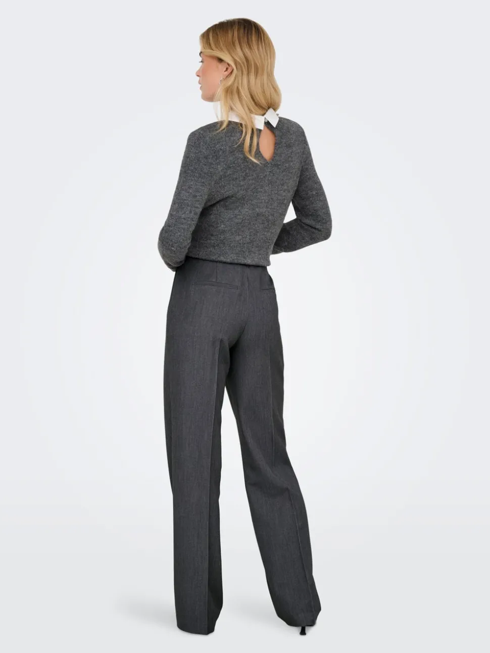 ONLHATTIE-LANA Straight Tapered Fit Pantalon à jambe large