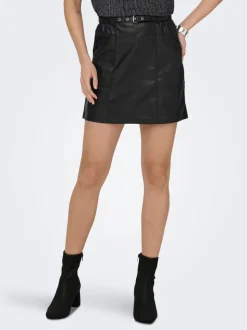 ONLHEIDI mini-jupe en simili cuir