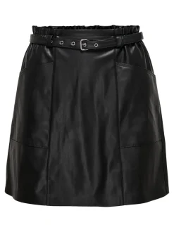 ONLHEIDI mini-jupe en simili cuir