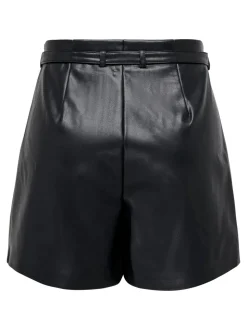 ONLHEIDI Taille moyenne Regular Fit Short en cuir synthétique