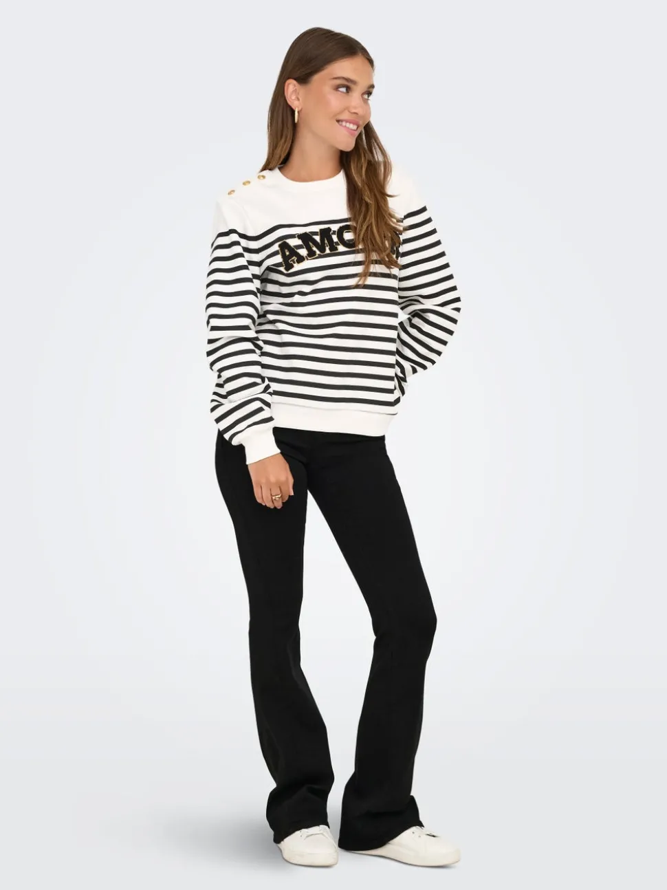 ONLHELLA Taille basse Retro Flared Fit Jeans