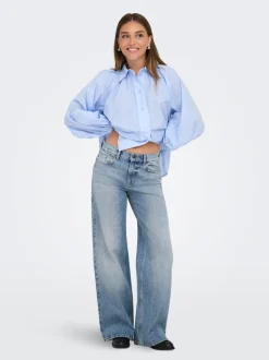 ONLHOPE Taille basse Wide Leg Fit Jeans