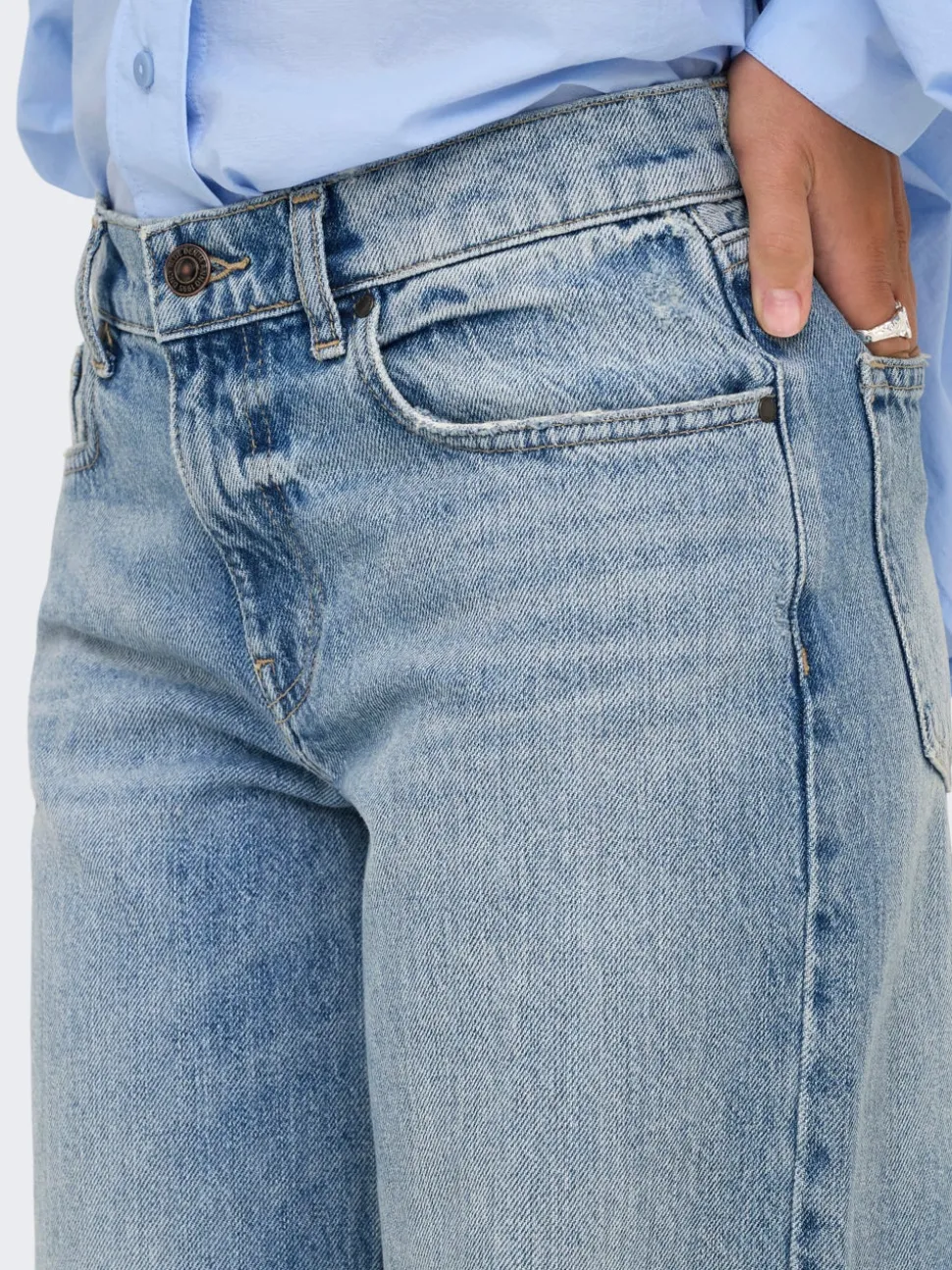 ONLHOPE Taille basse Wide Leg Fit Jeans